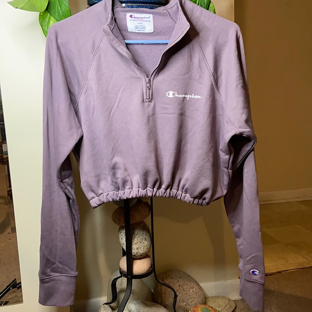 Cropped Champion Quarter Zip